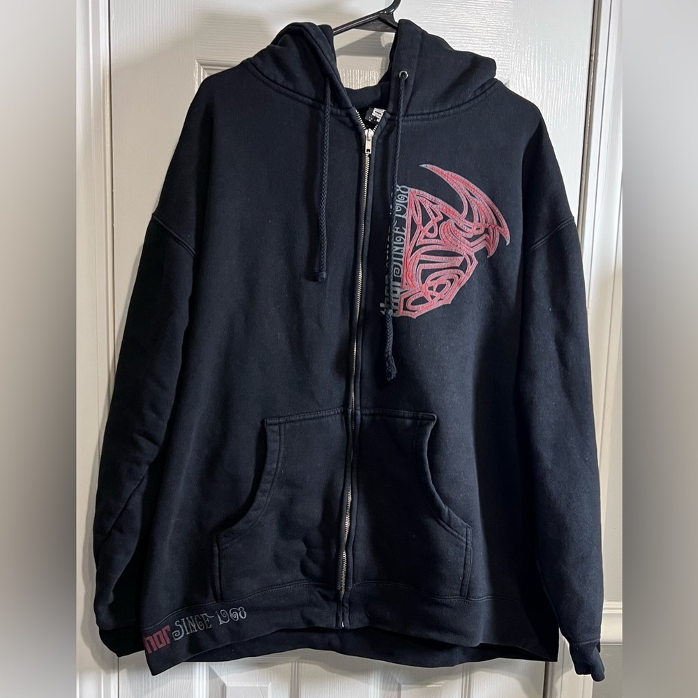 Thor Vintage XL Men's Zip-Up Jacket with graphic‎ & Pockets Made in USA